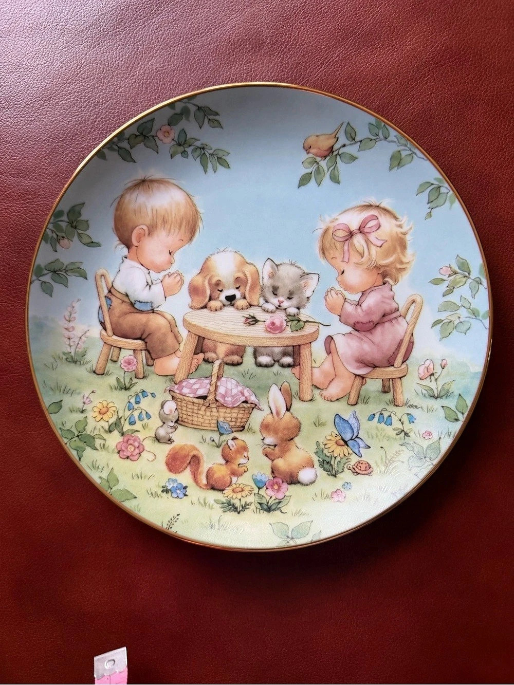 Life's Little Blessings Floral Decorative Plate